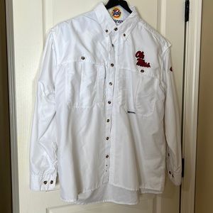 Ole Miss logo- White men shirt